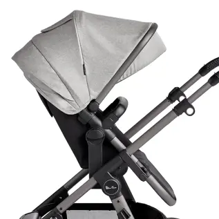 Reversible pushchair seat