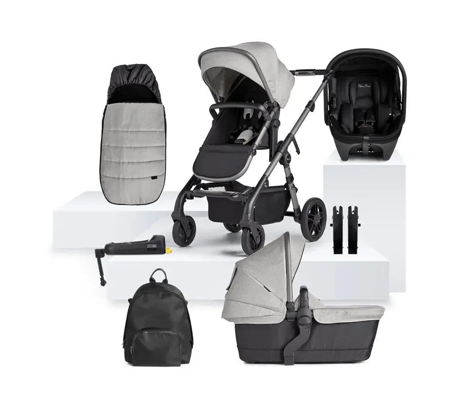 View Silver Cross Coast Shoreline Travel System Ultimate Bundle 9 piece information