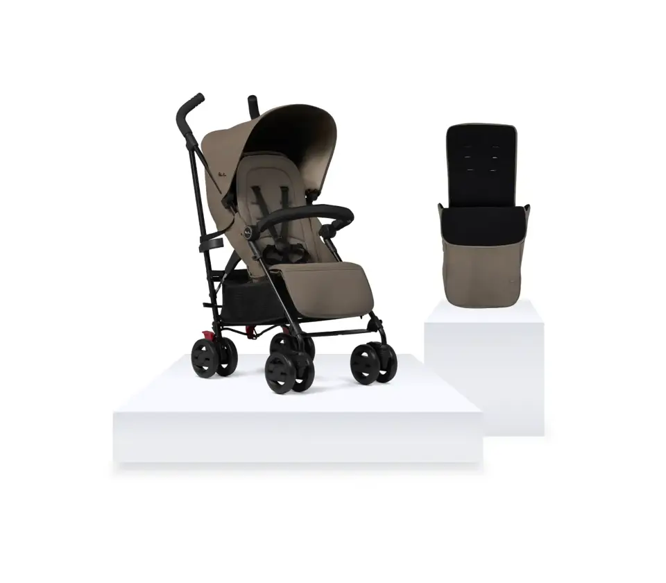 View Silver Cross Pop Cobble Stroller Footmuff Bundle 2 piece information