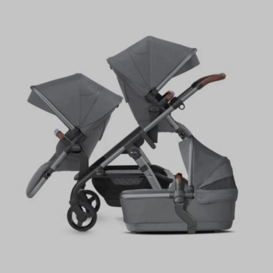 Wave 3 Single to Double Travel System Silver Cross UK