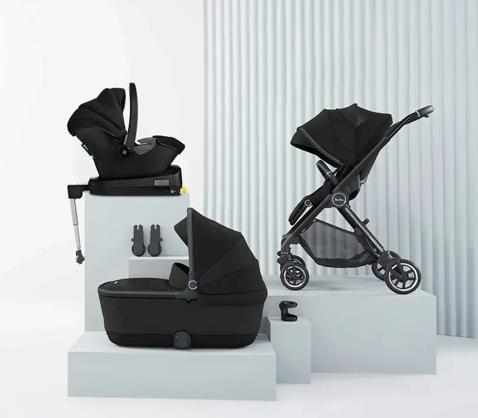 View Silver Cross Dune Space First Bed Carrycot Dream iSize Travel Pack Bundle information