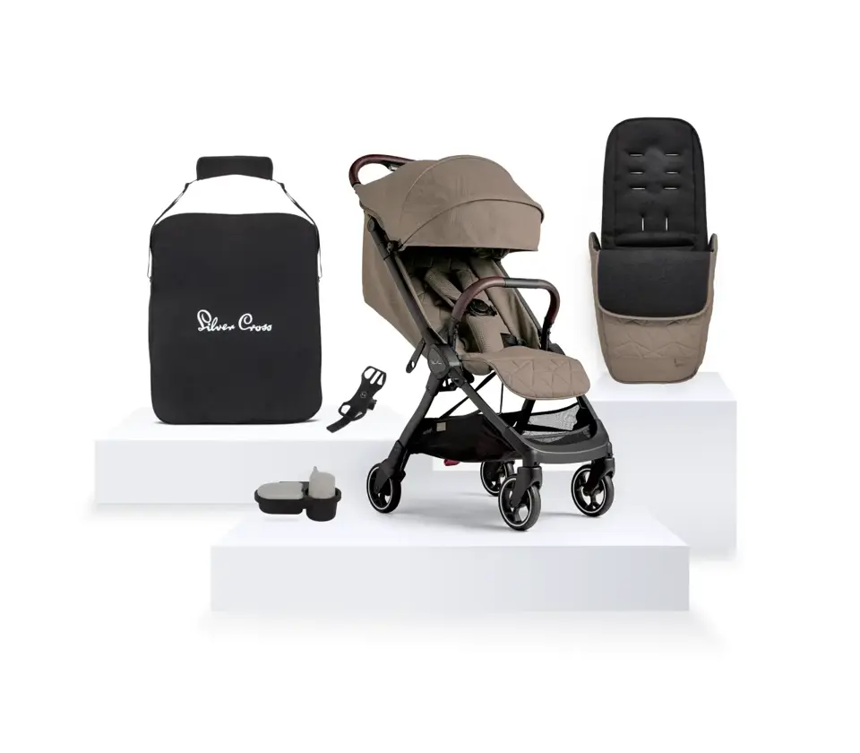 View Silver Cross Clic Cobble Stroller Accessory Bundle 5 piece information