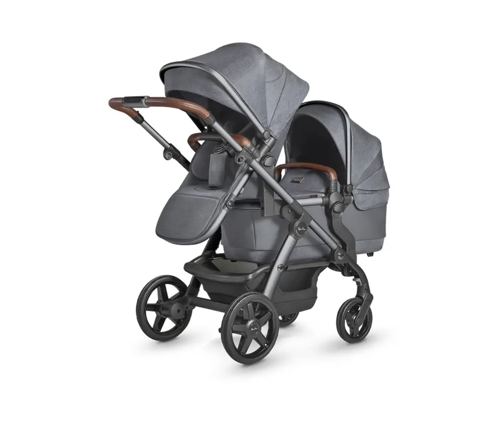 View Silver Cross Wave Lunar Travel System and Carrycot Bundle 9 piece information