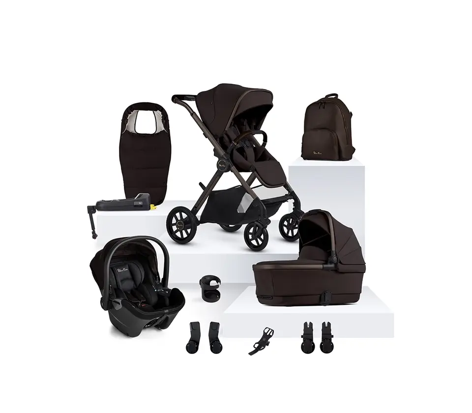 View Silver Cross Reef 2 SPECIAL EDITION Ganache Travel System Ultimate Bundle 13 piece information