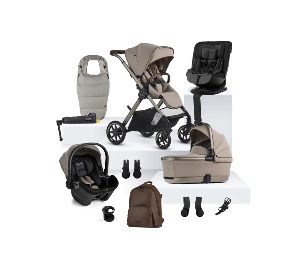 View Silver Cross Reef 2 SPECIAL EDITION Frappe Travel System Ultimate Motion Bundle 14 piece information