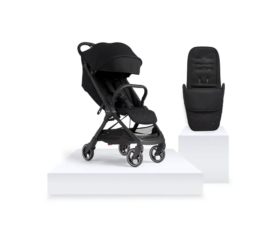 View Silver Cross Clic Space Stroller Footmuff Bundle 2 piece information