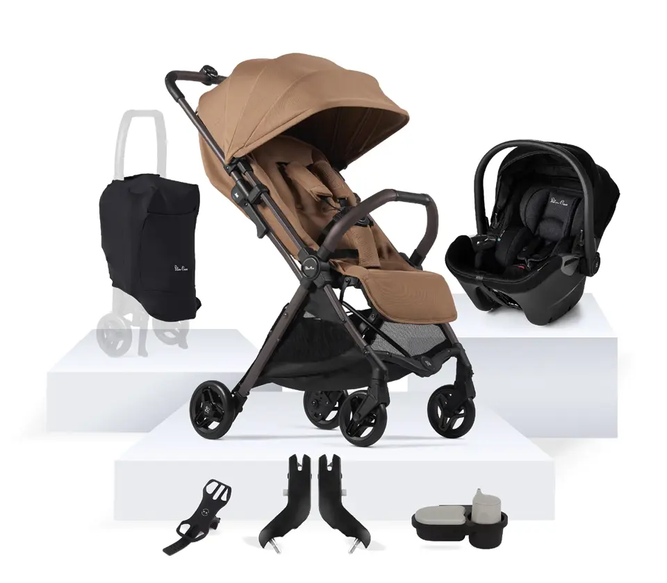 View Jet 5 Cinnamon Compact Stroller Ultimate Bundle 8 piece information