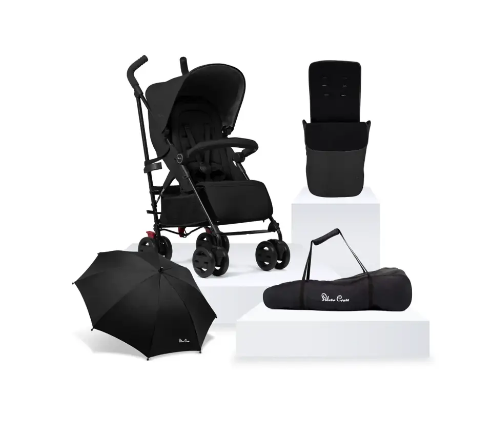 View Silver Cross Pop Space Stroller Accessory Bundle 4 piece information