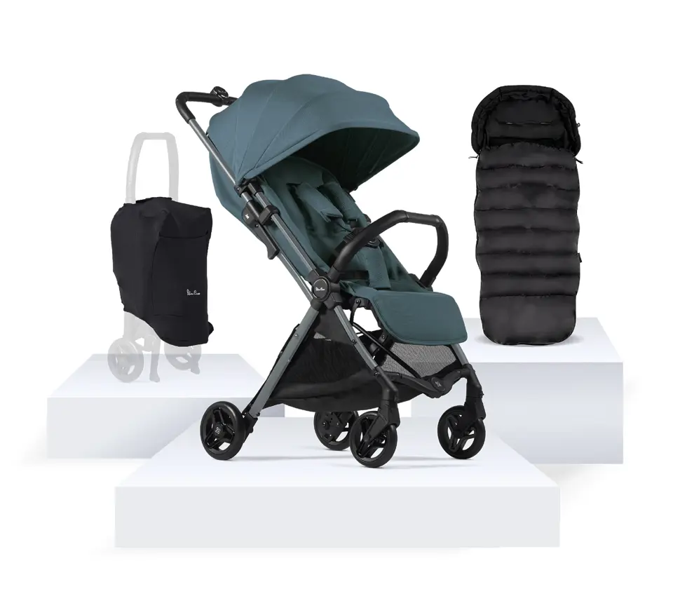 View Silver Cross Jet 5 Mineral Compact Stroller Essential Bundle 5 piece information