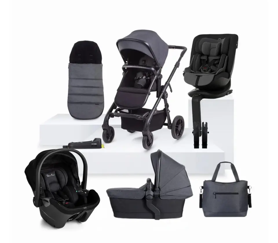 View Silver Cross Coast Flint Travel System Ultimate Motion Bundle 10 piece information