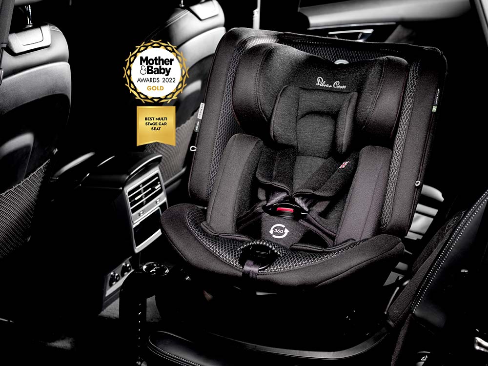 Motion All Size 360 Car Seat Wins Gold Silver Cross UK