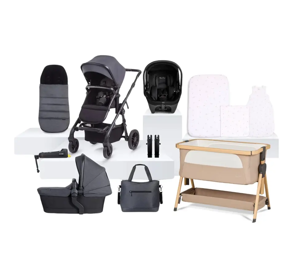 View Silver Cross Coast Shoreline Newborn Essentials Bundle 16 piece information