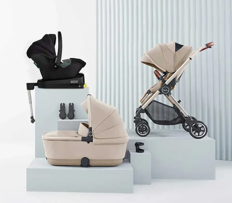 Dune, First Bed Folding Carrycot & Travel Pack Bundle