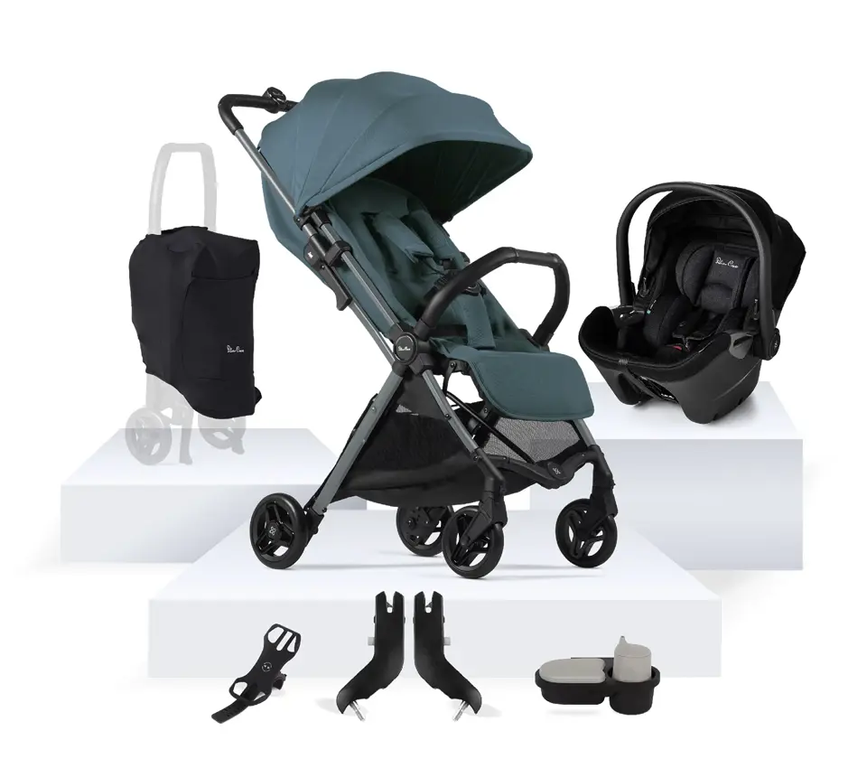 View Silver Cross Jet 5 Mineral Compact Stroller Ultimate Bundle 8 piece information