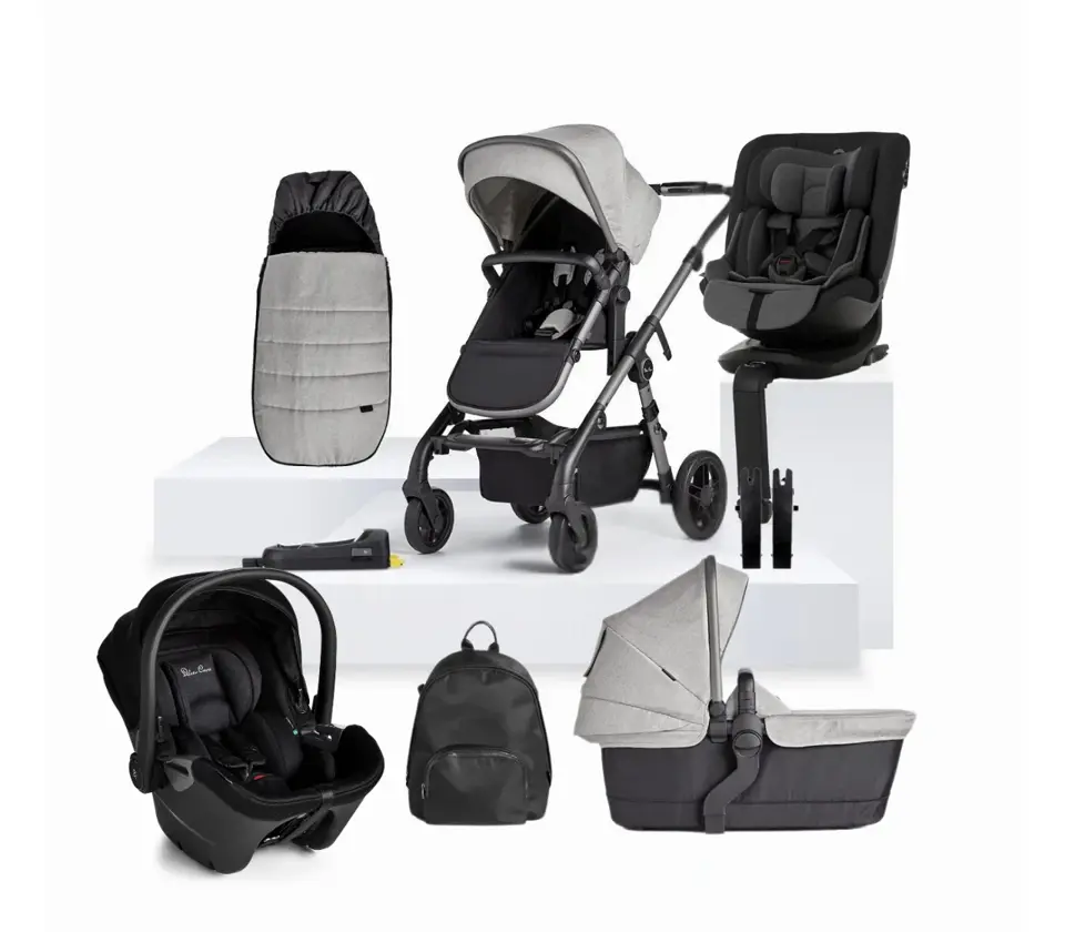 View Silver Cross Coast Shoreline Travel System Ultimate Motion Bundle 10 piece information