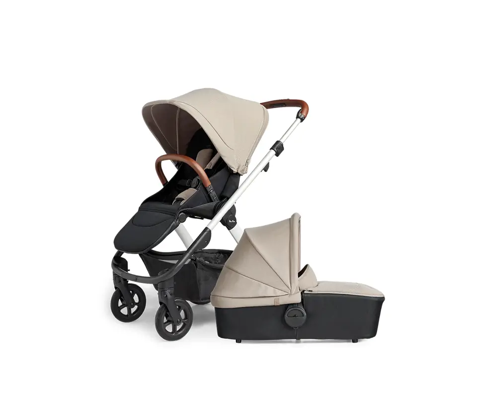 View Silver Cross Tide Stone Travel System and Carrycot Bundle 6 piece information